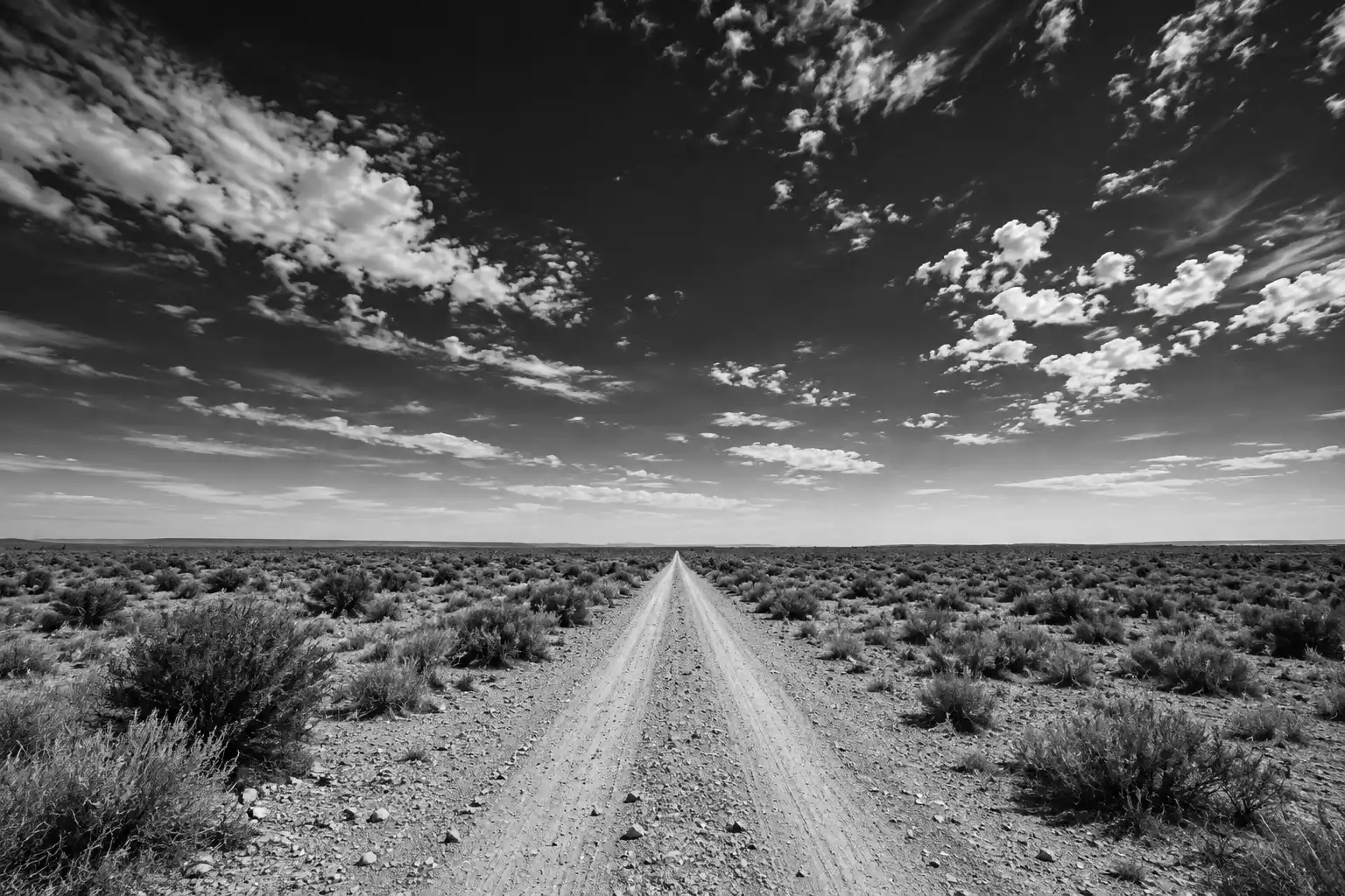 Dusty road to Texas